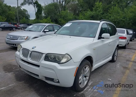 2007 BMW X3 3.0Si from USA, damaged, VIN WBXPC93437WF09134